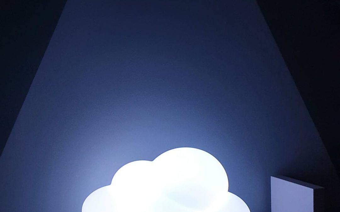 Veilleuse nuage bluetooth